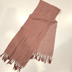 Stylish Red and White Scarf for Men. 100%  Cashmere